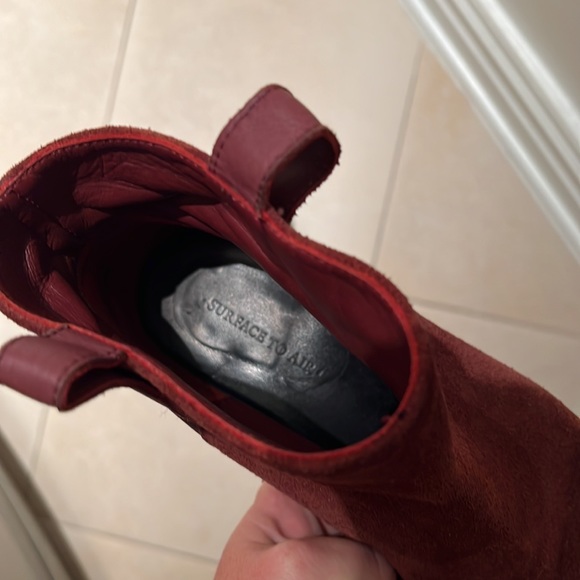 Surface To Air women’s Burgundy Booties - Picture 4 of 7